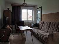 Obývací pokoj – horní patro - rekreační dům ubytování Veřovice