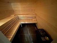 Sauna s ochlazovnou - pronájem chaty Krásná