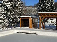 Sauna s koupacím jezírkem - Chvalčov