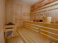 Finská sauna se solnými kameny - chalupa k pronájmu Velké Karlovice