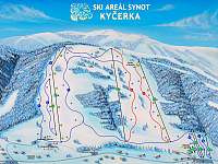Ski areál Kyčerka - Velké Karlovice - Pluskovec