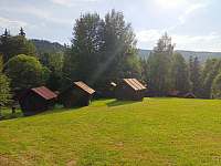 Táborový komplex-chatky - ubytování Malá Bystřice