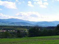 Výhled na hory - chata ubytování Oldřichovice