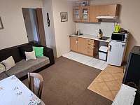 Malý obývací pokoj s kuchyňským koutem (apartmán) - Čeladná