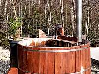 koupací sud tz. norská sauna - chata k pronajmutí Frýdlant nad Ostravicí
