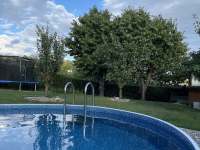 Bazén na zahradě - chata ubytování Litoměřice