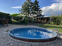 Bazén na zahradě - chata k pronajmutí Litoměřice