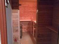 Sauna - pronájem chalupy Loučky