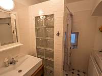 Koupelna a sprchový kout (A2) - chalupa ubytování Mnichovo Hradiště