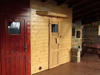 venkovní sauna - pronájem chalupy Troskovice