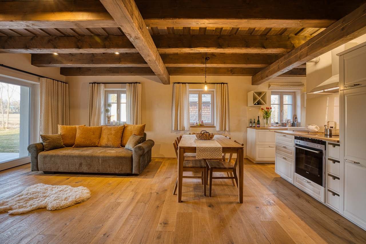 Apartmán Brusinka, pohled od kamen