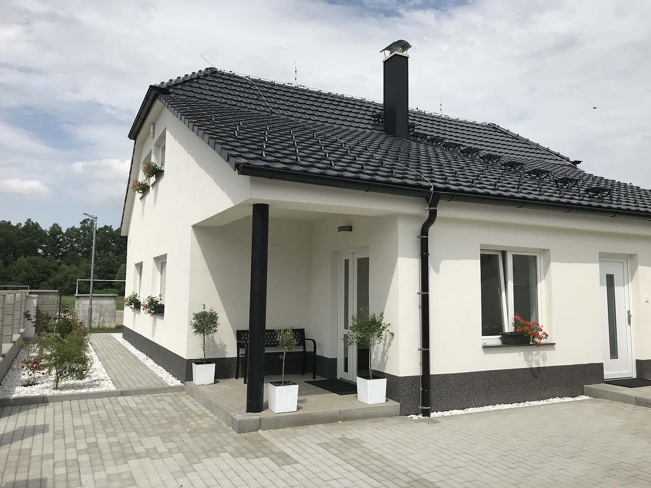 Apartmány CHANELITA - jižní pohled - ze dvora