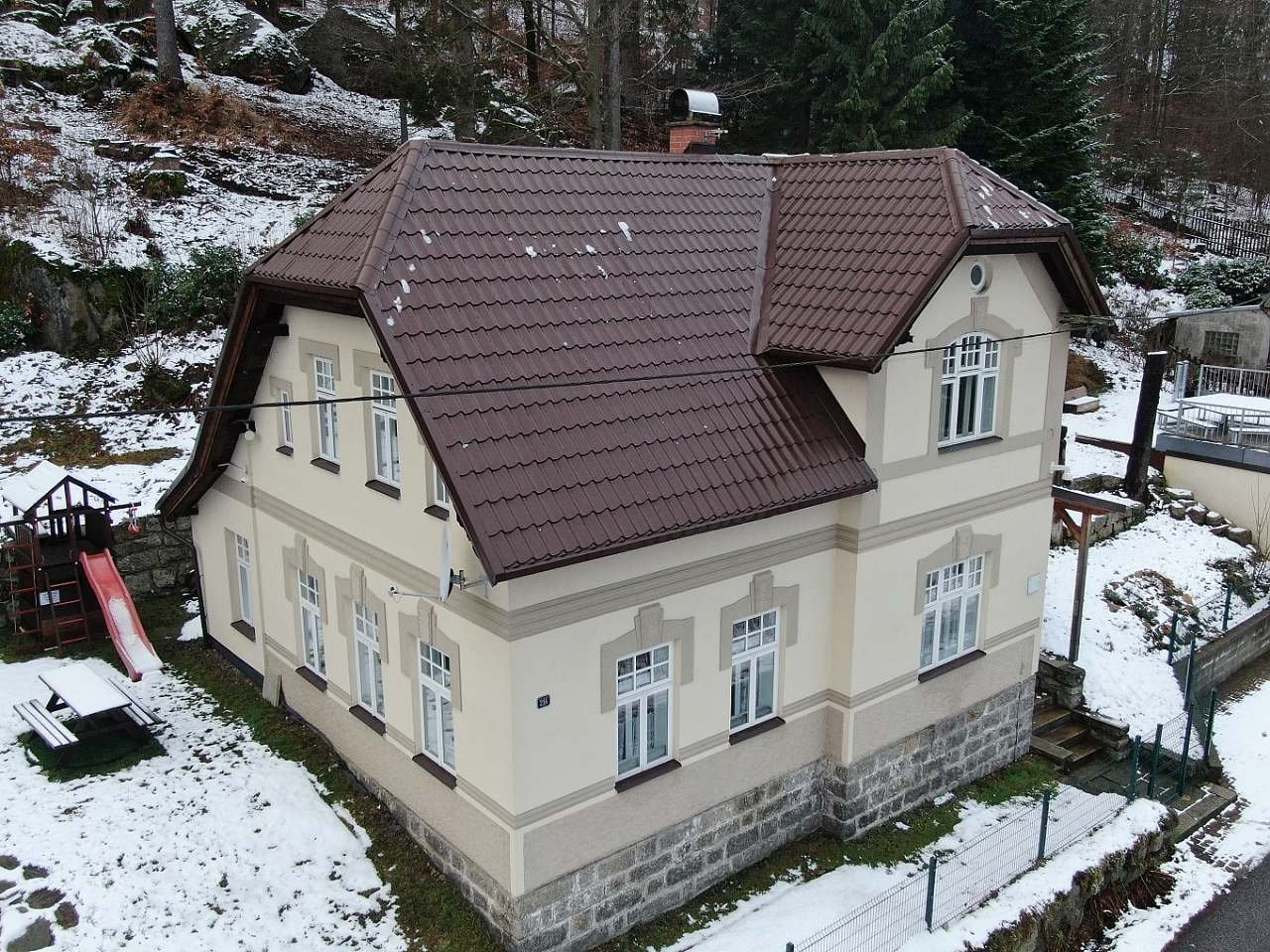 Chalupa Ašika - zima