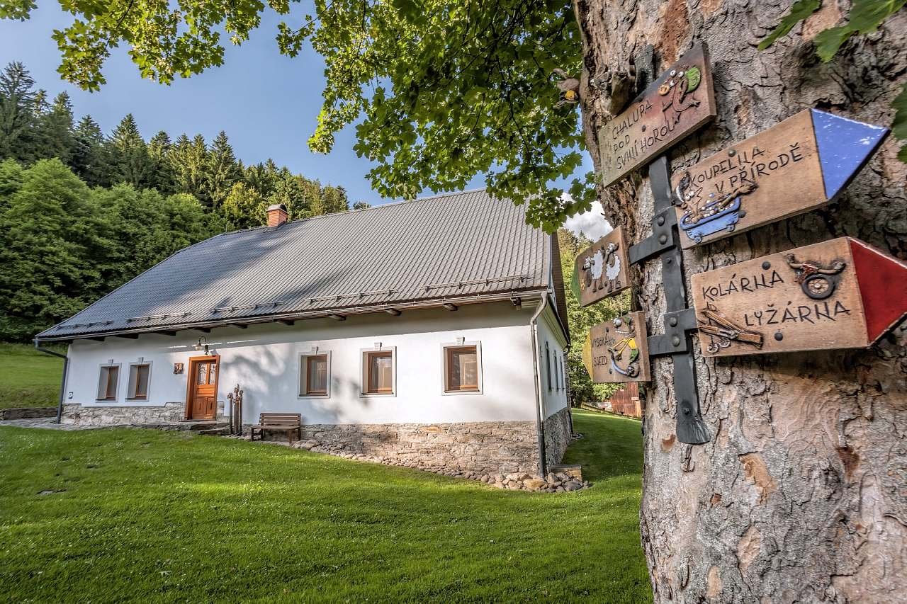 Chalupa pod Sviní horou, stylová chalupa v Jesenikách