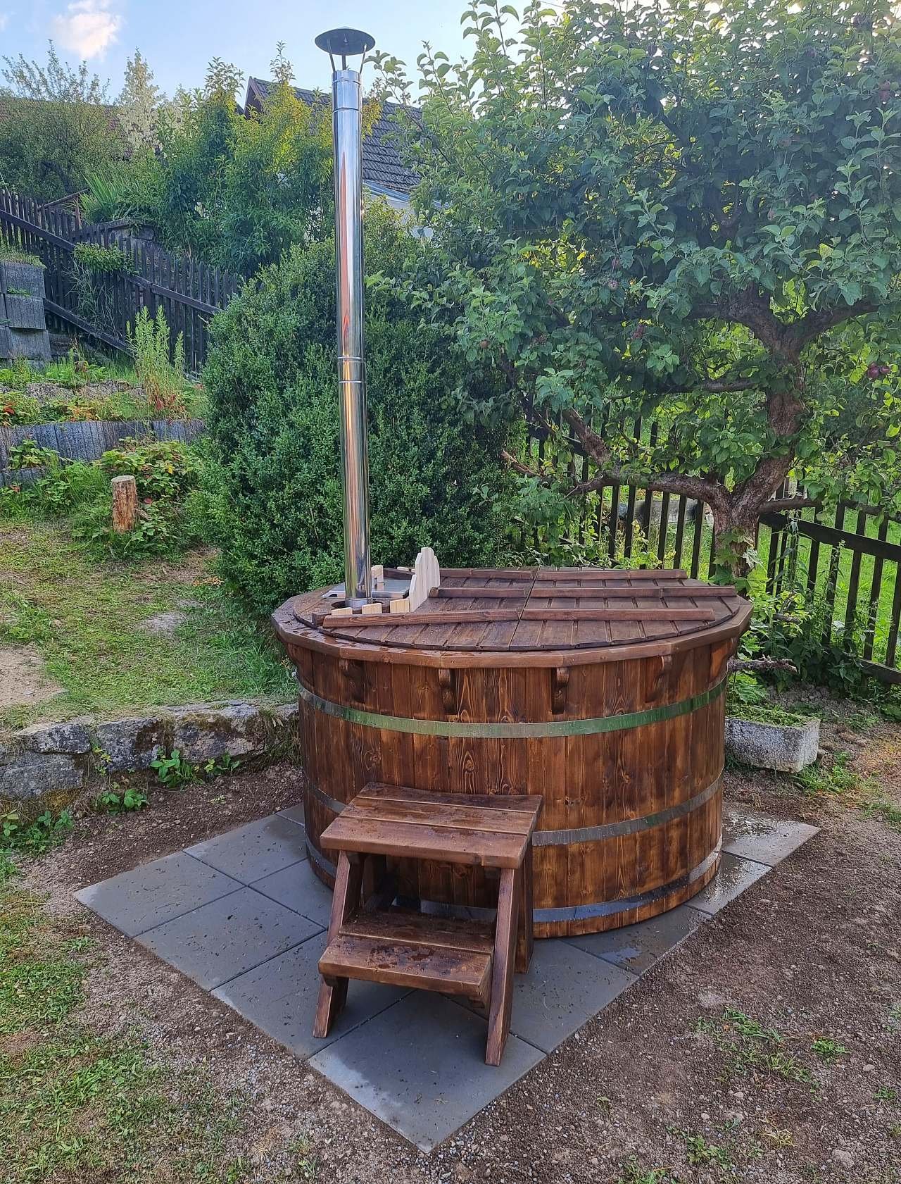 Chalupa Vítějeves - koupací sud