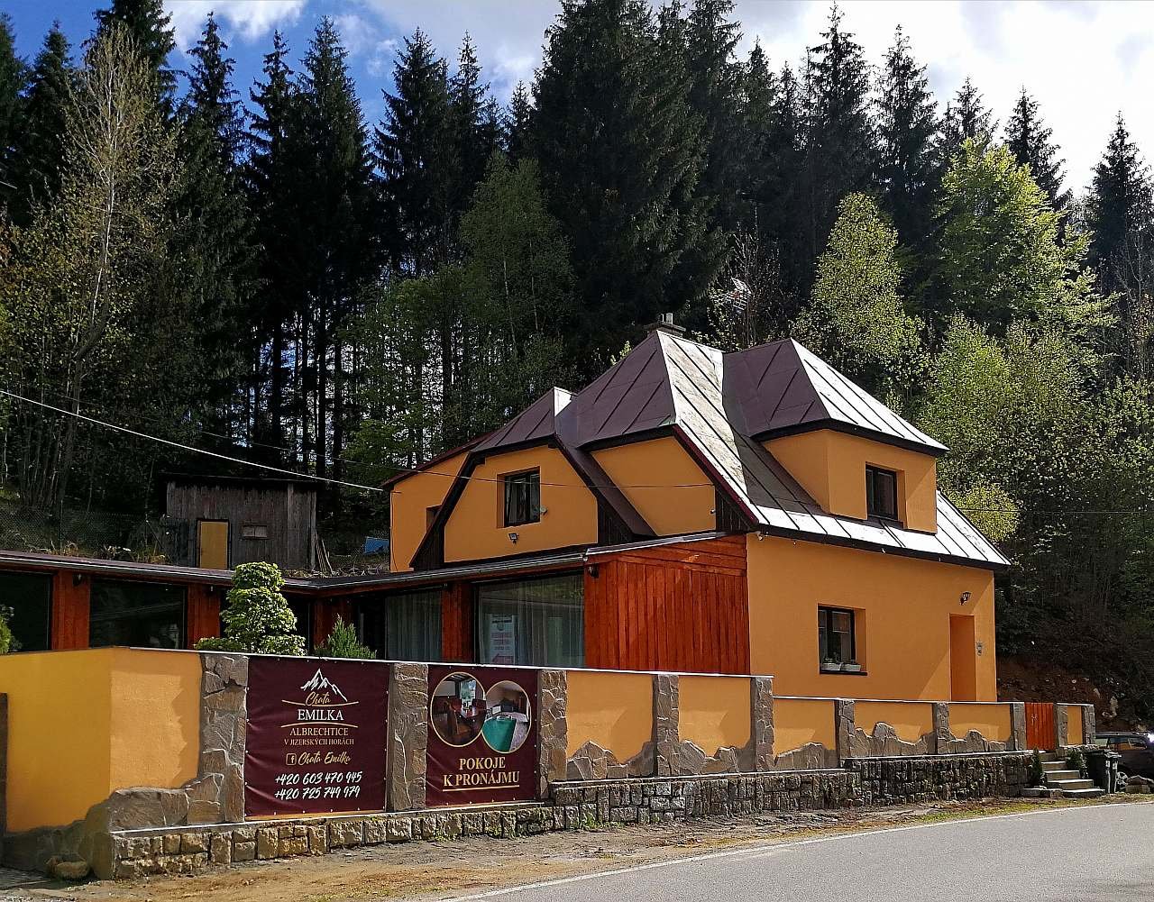 Chata Emilka - Albrechtice v Jizerských horách - Severní Čechy