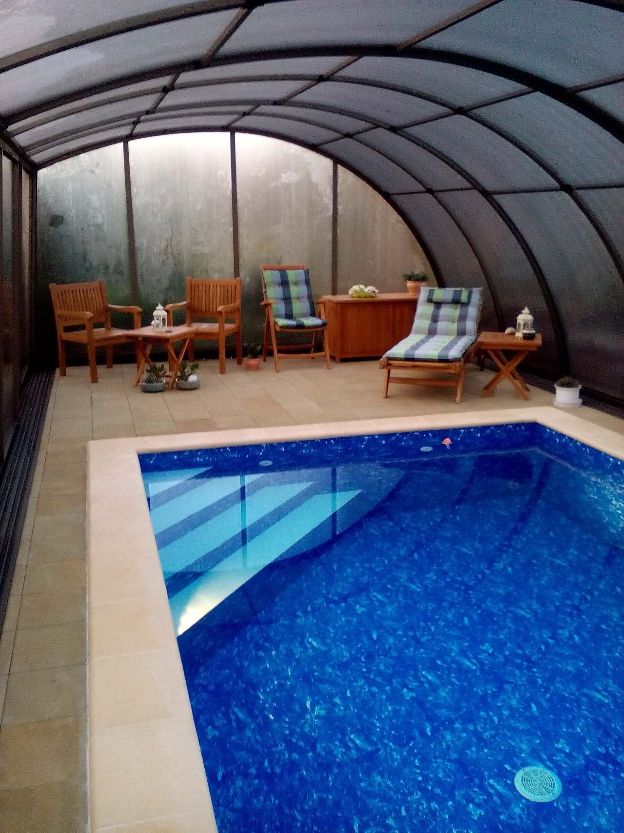 Chata Miraj krytý venkovní bazén - vyhřívaný, relaxační