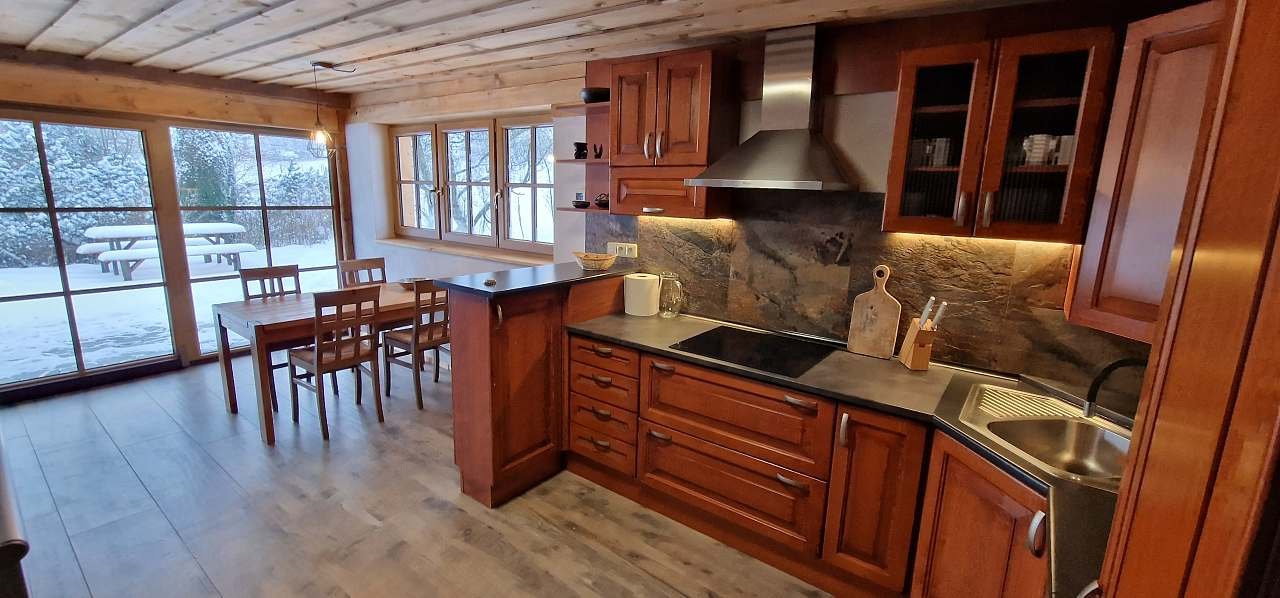 Chata Tis Heřmanovice  - Chata pronájem Jeseníky - Kuchyně