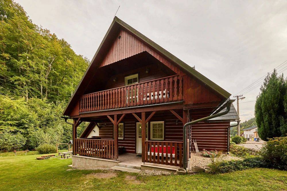 Chata z boční strany