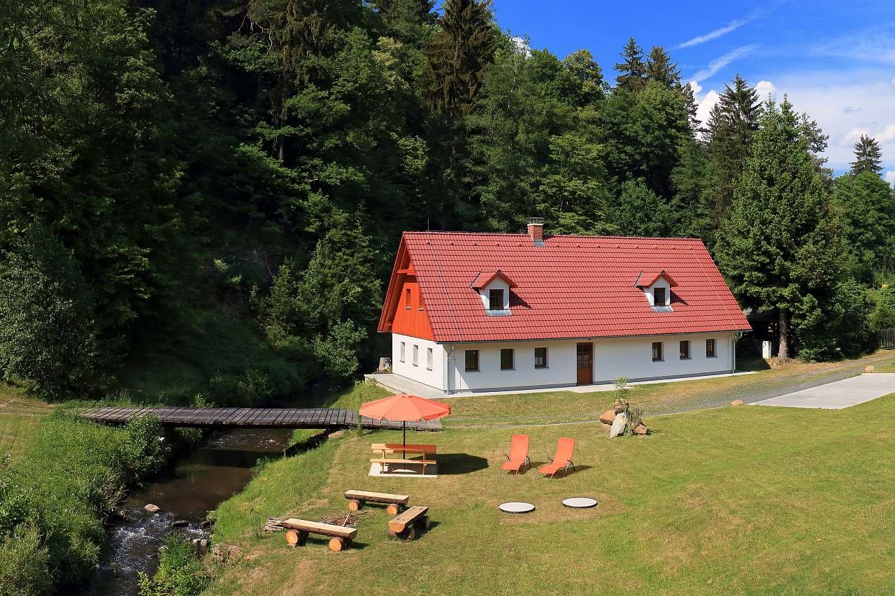 ubytování Tomiškův rybník - chalupa k pronájmu - Dolní Chřibská