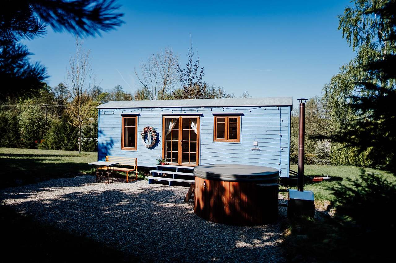 Blue beauty maringotka - Panský - České Švýcarsko