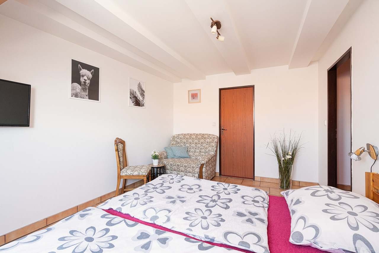 Dvoulůžkový pokoj v patře