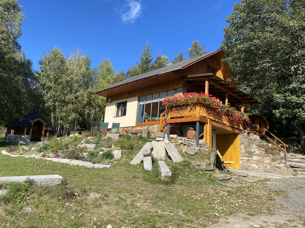 Horská chata u Kameníčka pronájem Mariánská u Jáchymova