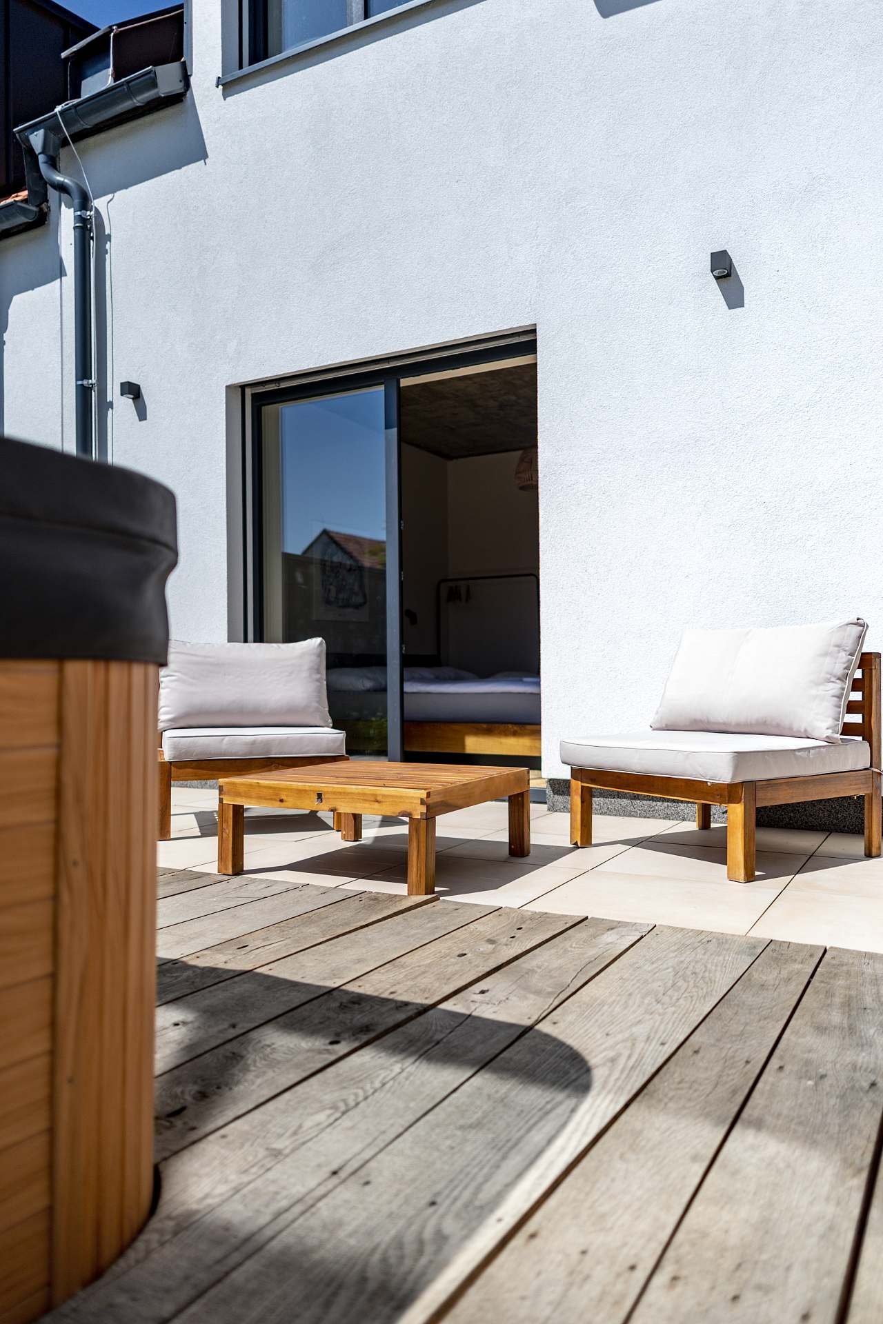 Vilabyty s vířivkou a výhledem na zámek - Mikulov - Pálava