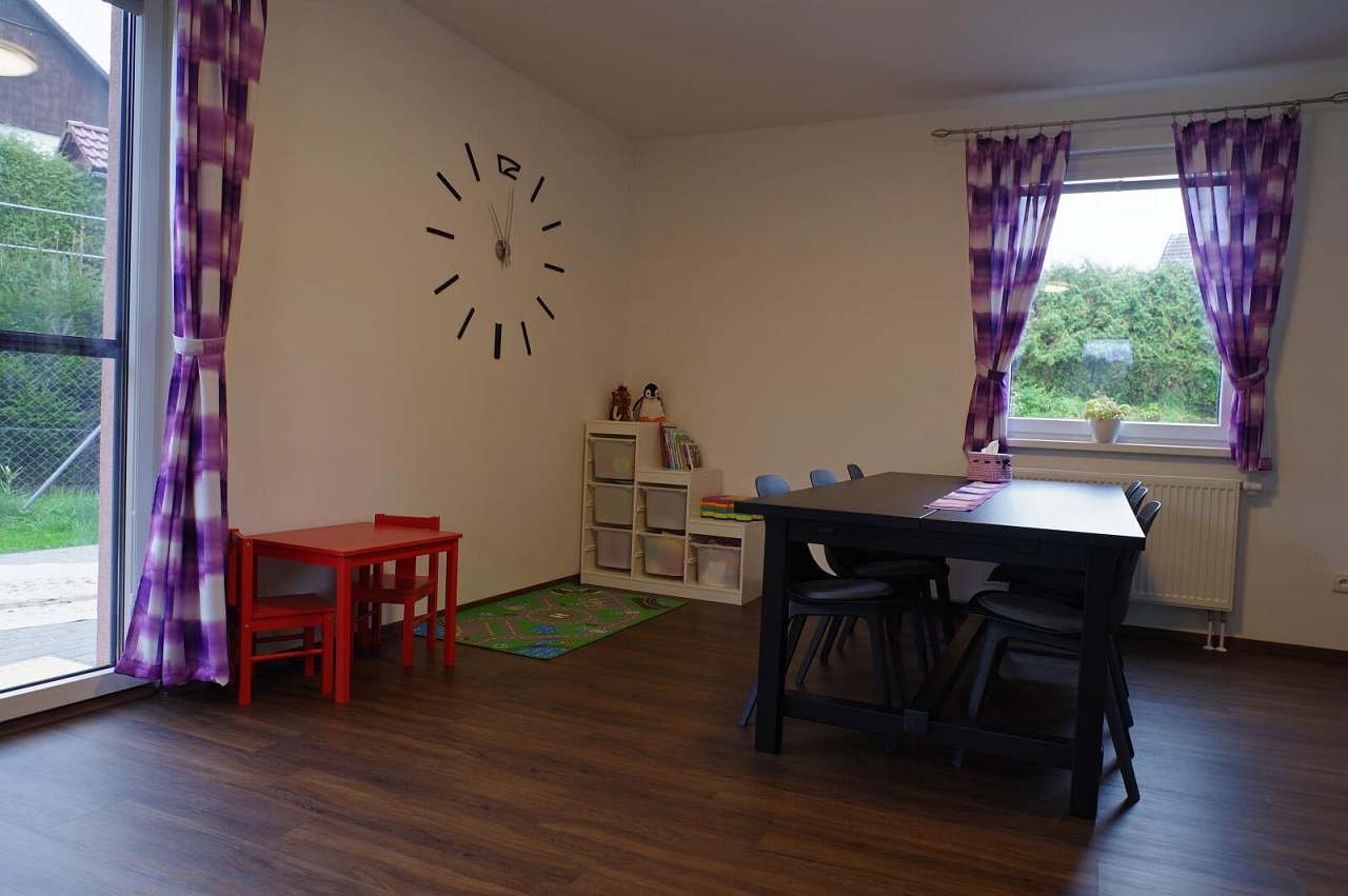 Jídelna s dětským koutkem