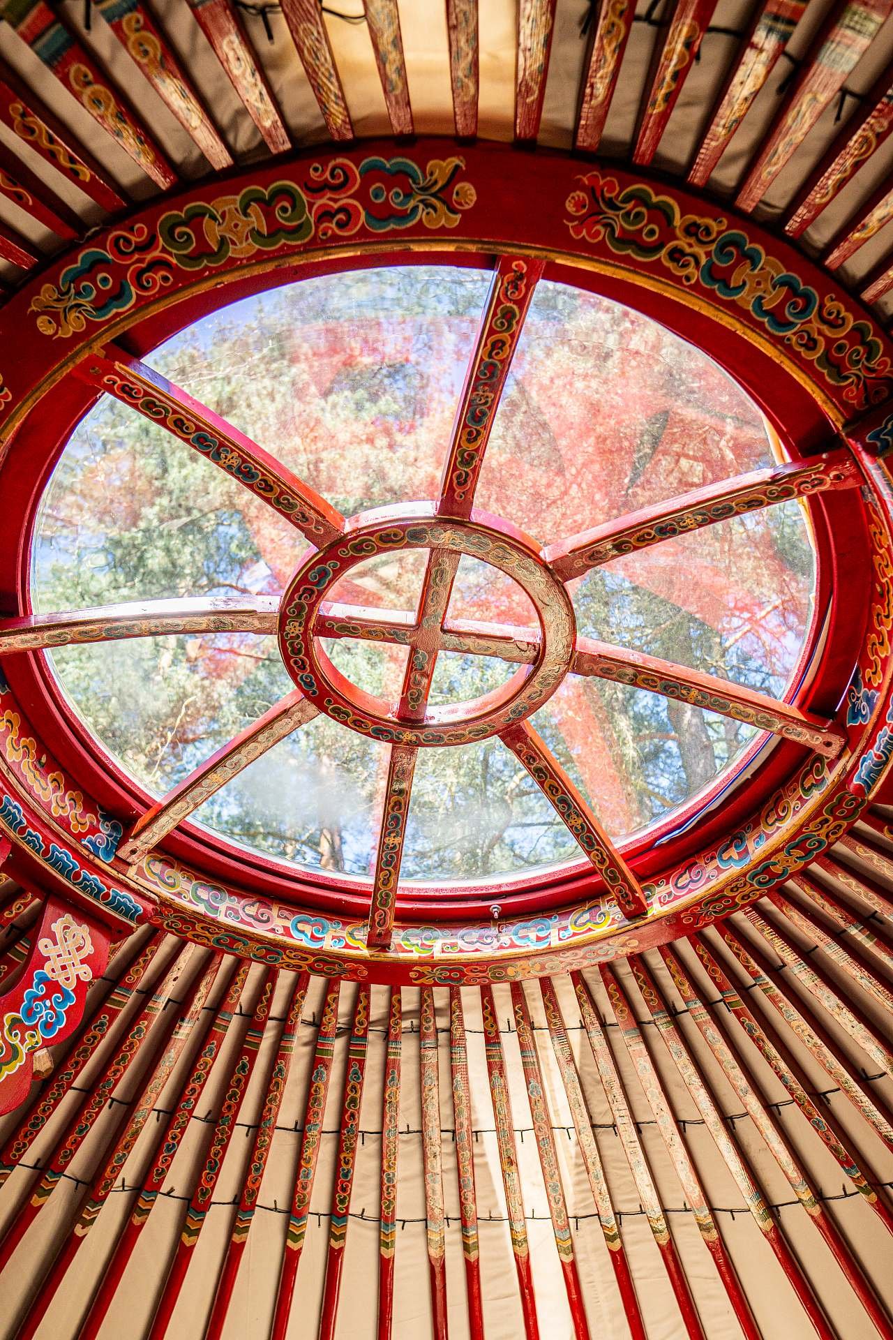 Jurta nedaleko Ještědu