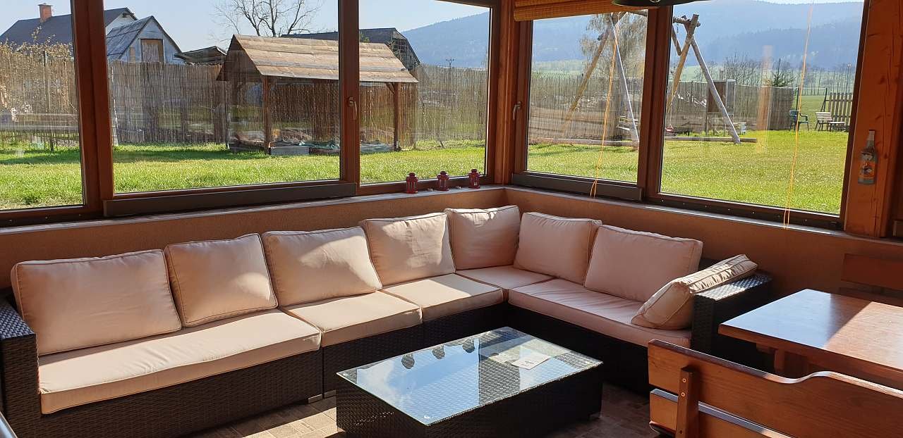 Multifunkční zimní zahrada s grilováním i v zimě.