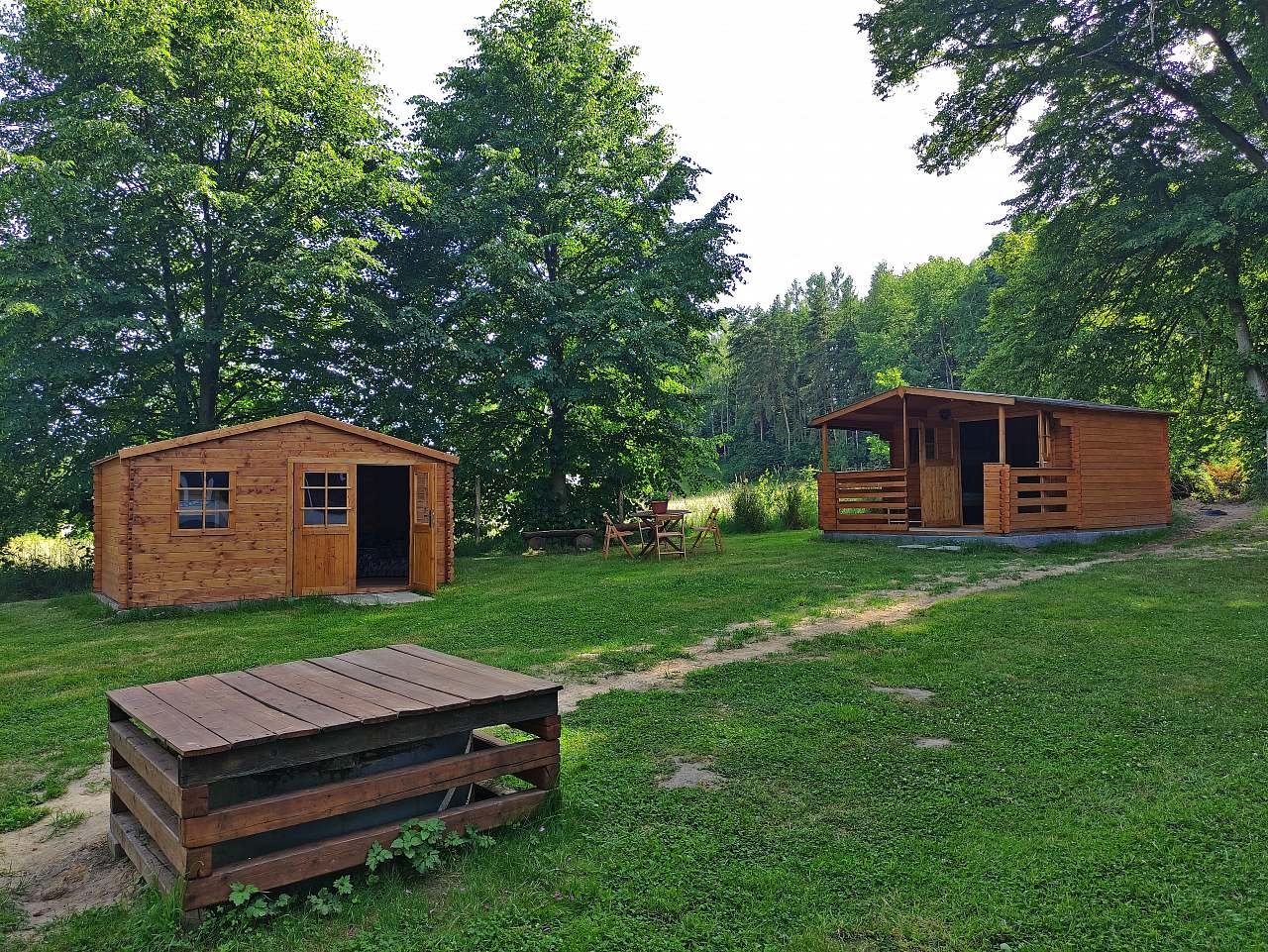 náhled na chatičky