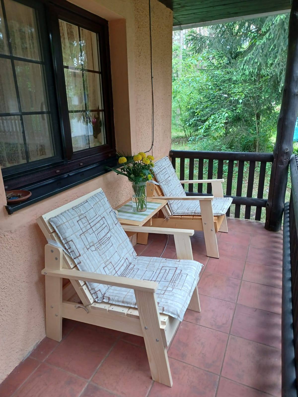 Posezení na verandě