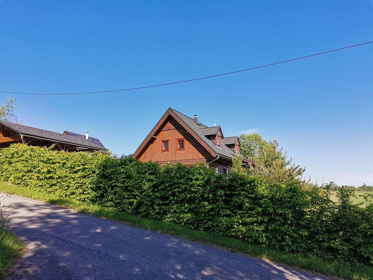 příjezd po obecní komunikaci