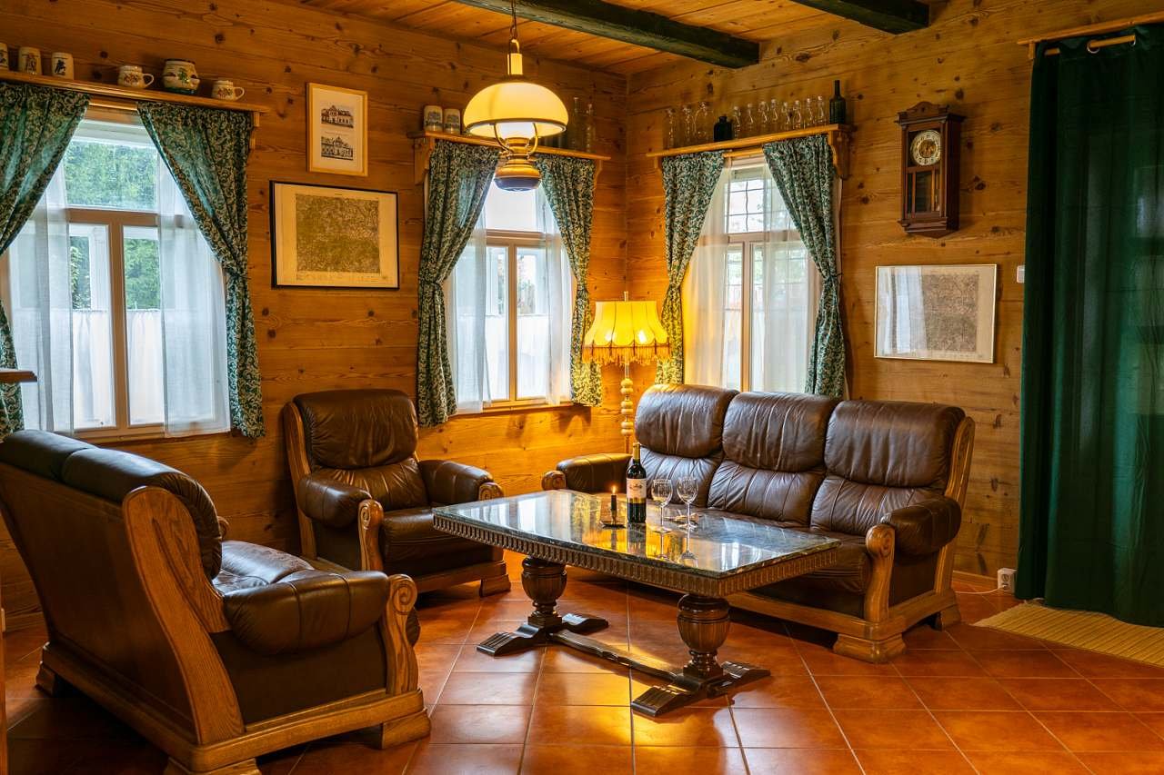 společenská místnost obývací část