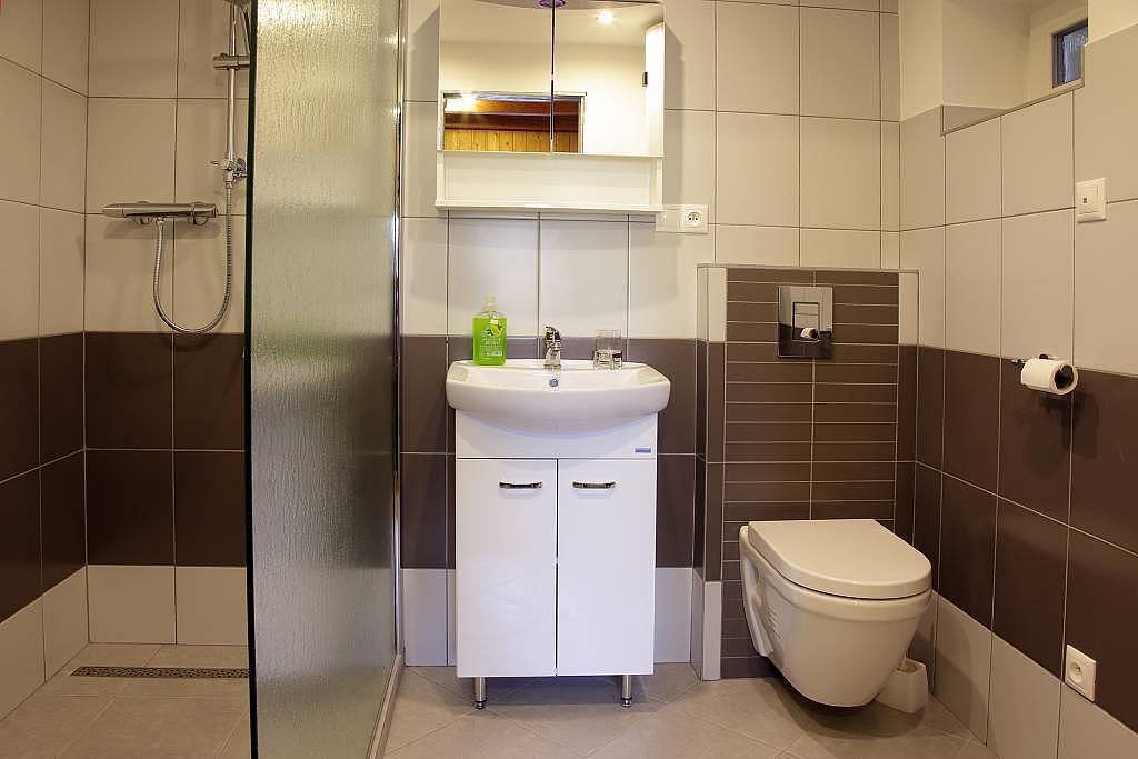 Sprchový kout, WC, přízemí