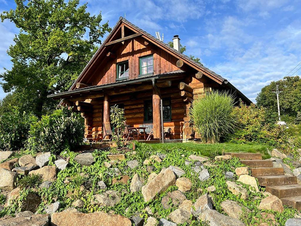 ubytování Tomiškův rybník - srub k pronájmu - Horní Podluží