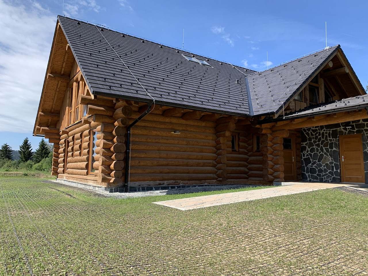 Ubytování ve srubu ve Frymburku