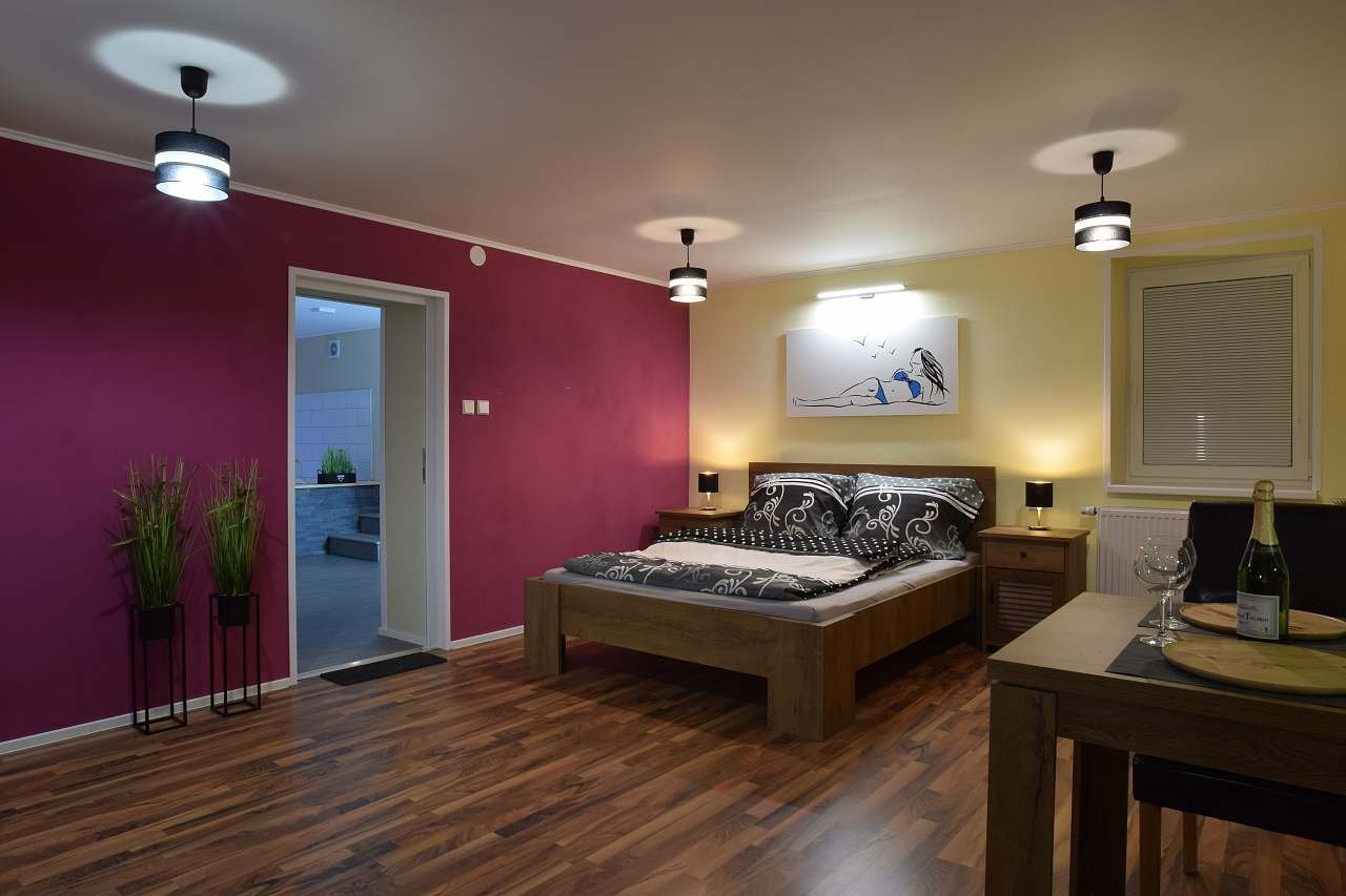 Večerní obývací pokoj