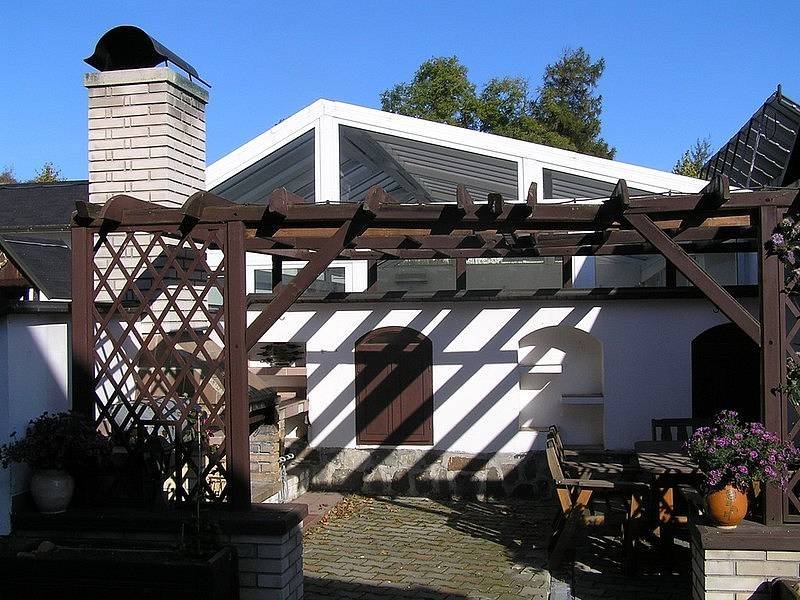 Venkovní krb a gril