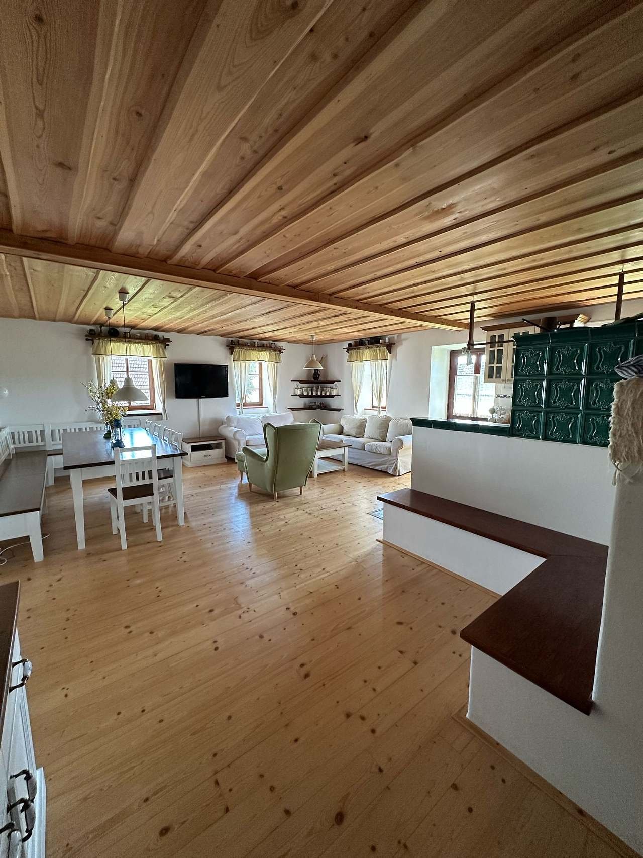 Vstup do obývací části statku