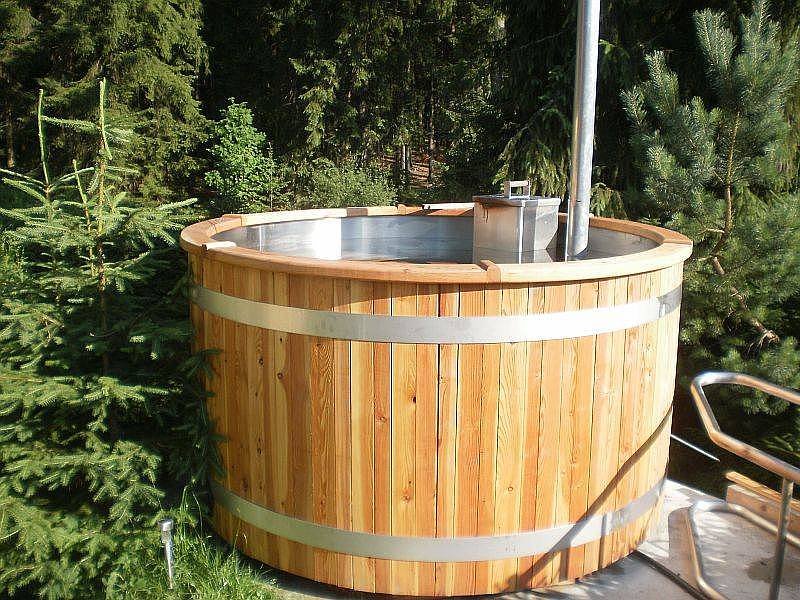 Vytápěný koupací sud