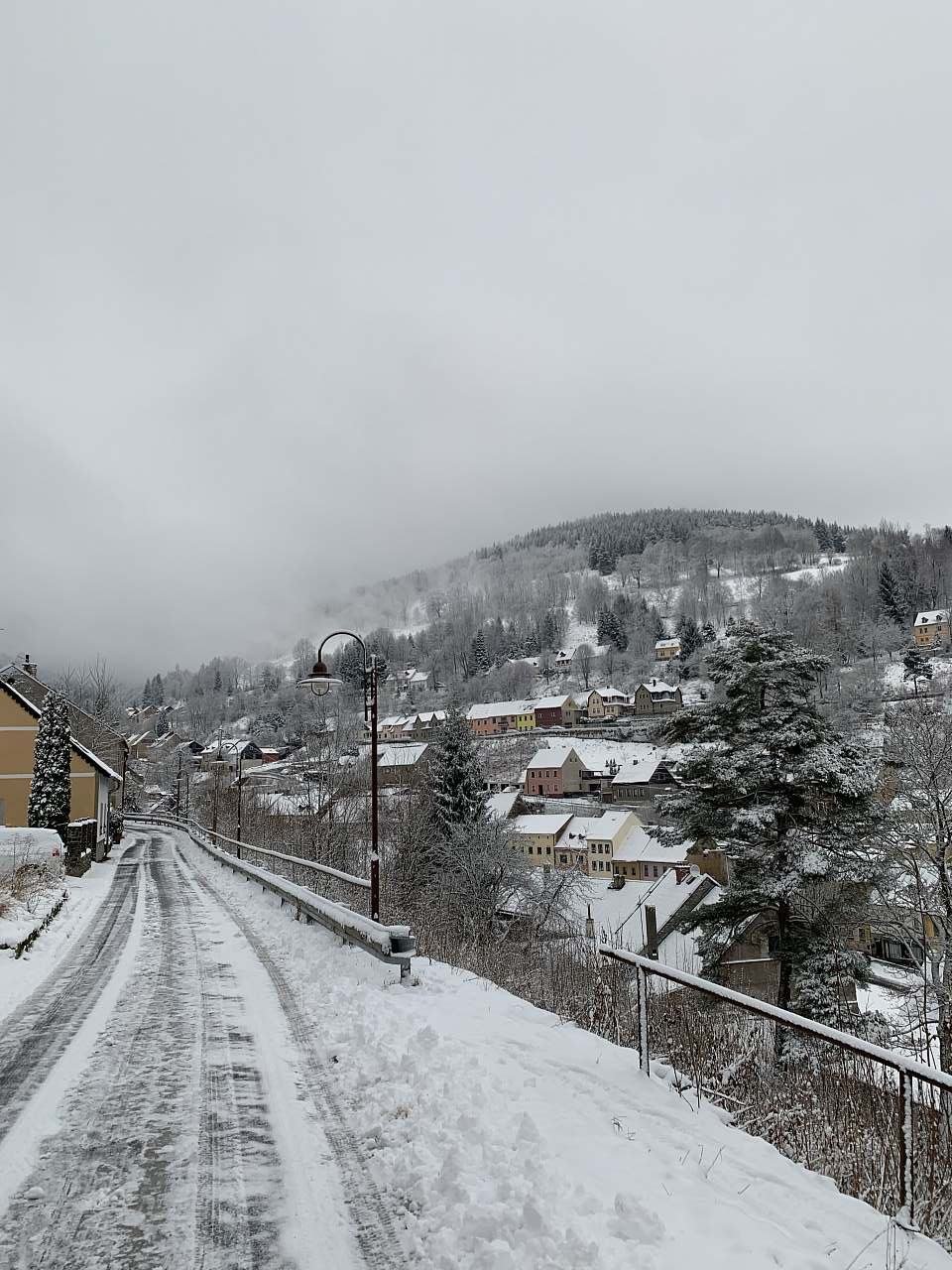 Zasněžený Jáchymov