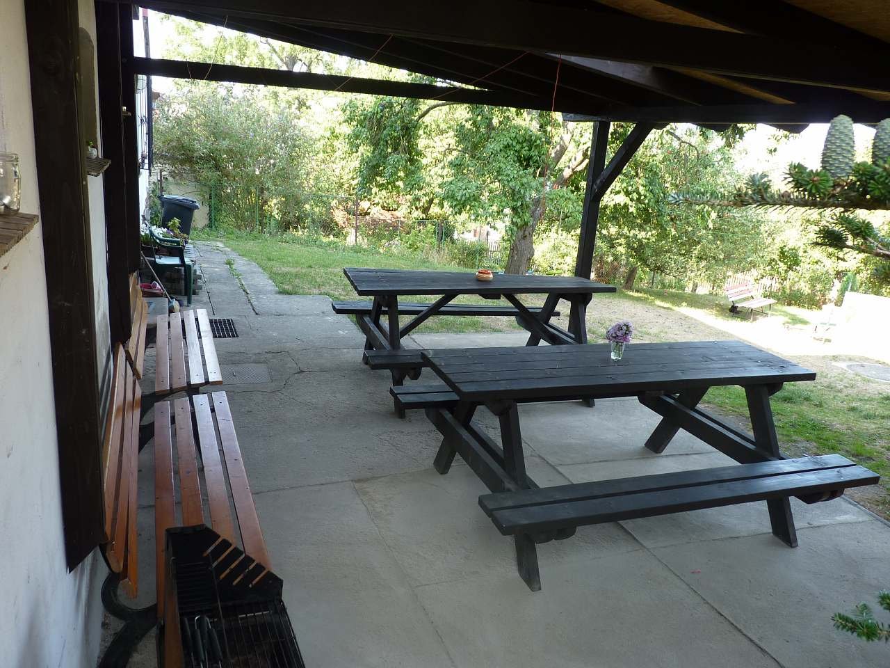 zastřešená pergola