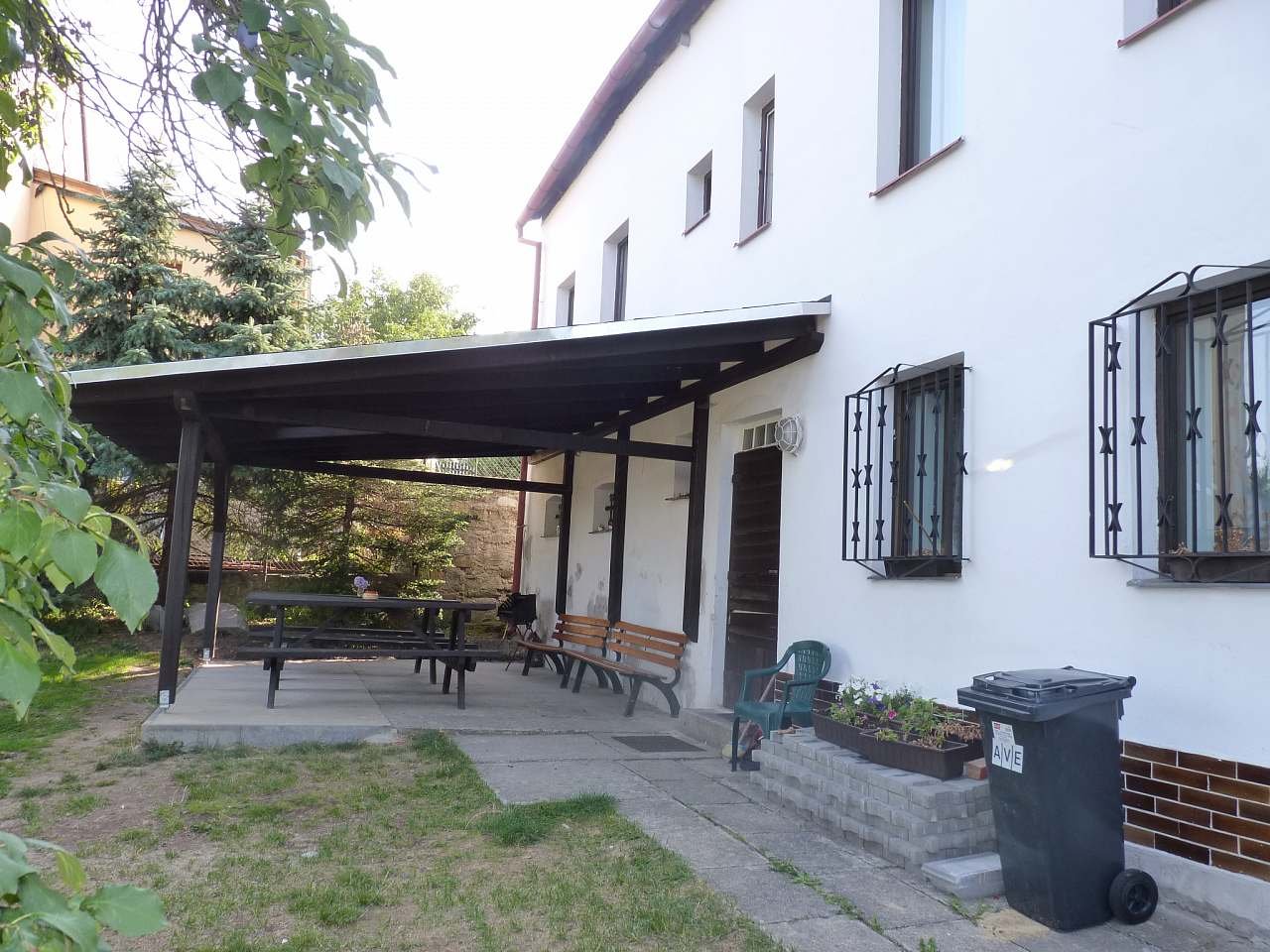 zastřešená pergola