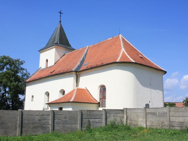 Babice nad Svitavou - kostel sv. Jana Křtitele