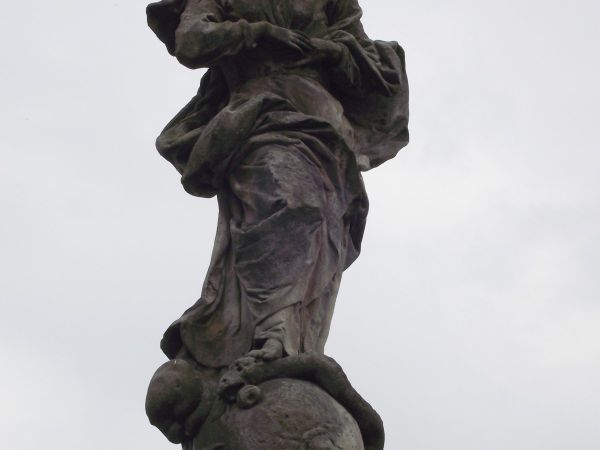 Benkov (u Uničova) – sloup Neposkvrněné Panny Marie