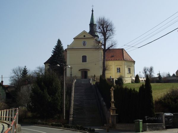 Bílovice - kostel sv. Jana Křtitele