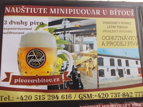 Bítov - Hasičský pivovar a Penzion u Tesařů
