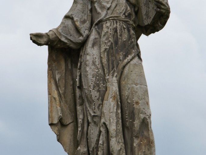 Blatec (u Olomouce) -  socha sv. Linharta